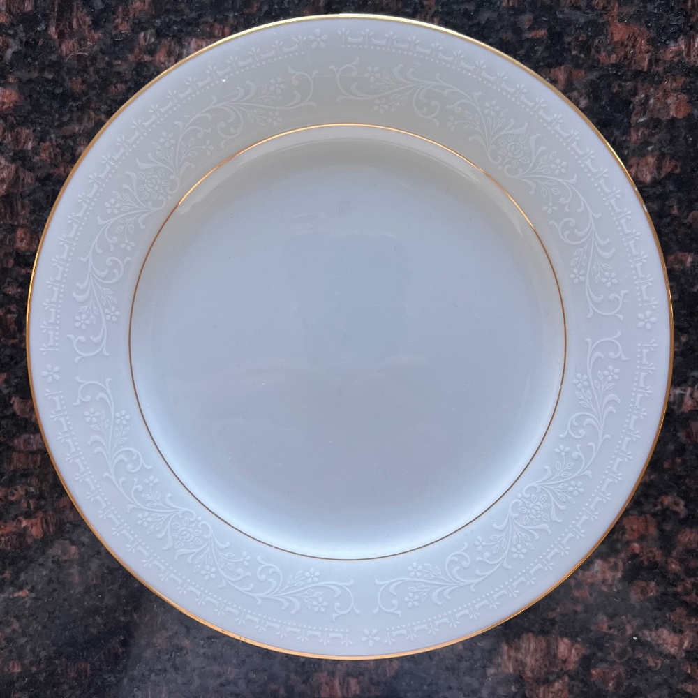 Noritake GUENEVERE China 6517 Set of 6 Dinner Plates 10.5"